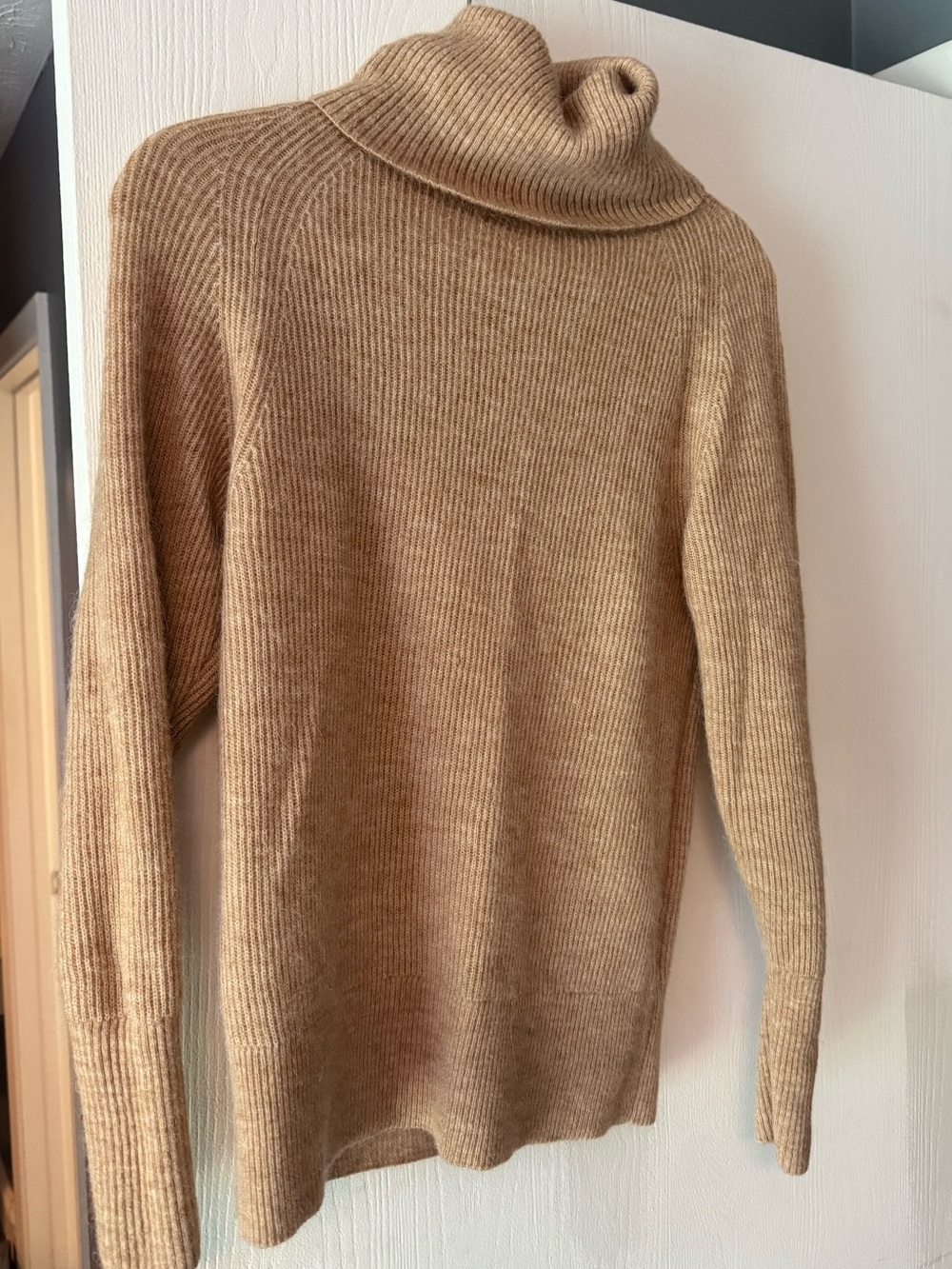 Quince Baby Alpaca Wool Turtleneck - Camel